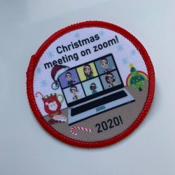 Printed 8cm  Zoom Laptop Christmas