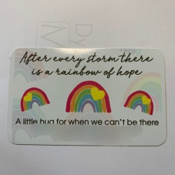 Customised "After every Storm" Wallet card