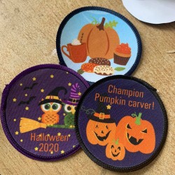 Champion Pumpkin carver badge I can be customised!