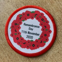 Printed 8cm  Remembrance wreath - I can be customised.  