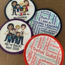 Printed 8cm Scout Family badge- I can be customised