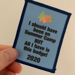 Printed Rectangle- Should have been on Summer camp badge