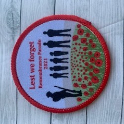Printed 8cm Remembrance parade- I can be customised.  