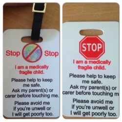 Polymer Luggage tags (various sizes)