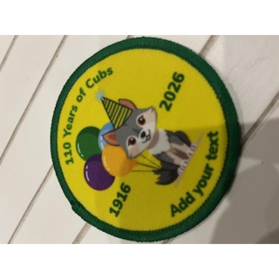Printed 8cm Cubs 110 years 