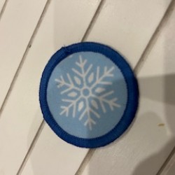 Printed 5cm snowflake