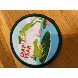 Printed 8cm 2024 leap year badge