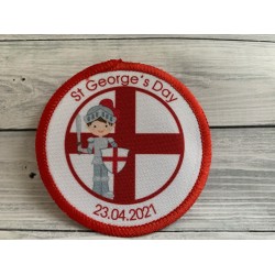 Printed 8cm Circle St George 2021 circle