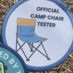 Printed 8cm camp chair tester 