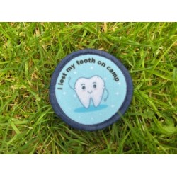 Printed 5cm lost my tooth badge