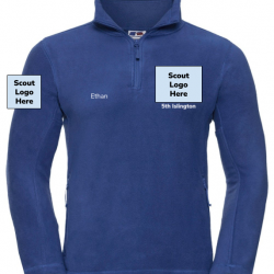 5th Islington Adults 1/4 zip fleece (Russell)