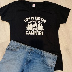 Life is Better around the campfire Unisex tee