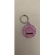 Plastic dog tags double sided-Circle 