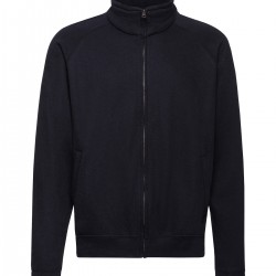 Adults Zip Sweatshirt (No hood) Fruit of the Loom