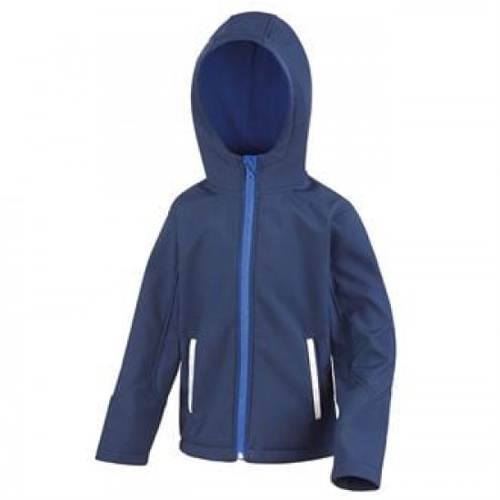Childs Core junior TX performance hooded waterproof softshell jacket (Result)