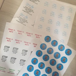 Small single stickers (up to 10cm)